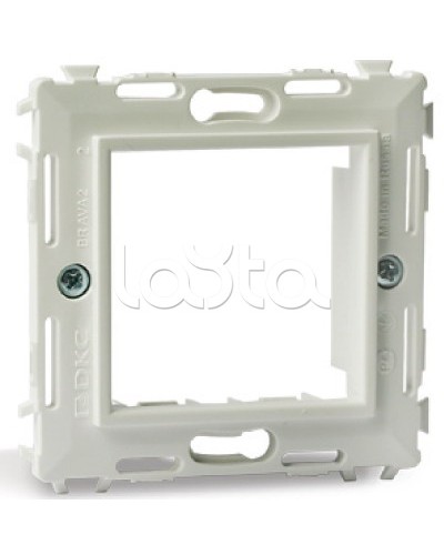 Каркас на 2 модуля (одноместный), слоновая кость DKC 75020SL в Самаре Аксессуары для кабель-канала Pintop.ru