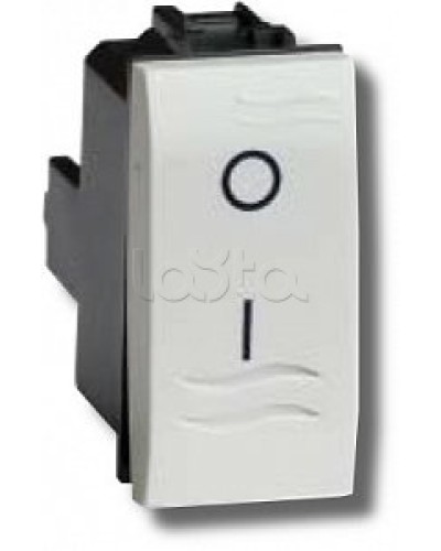 Выключатель двухполюсный белый 1 мод в Самаре Аксессуары для стоек и шкафов Pintop.ru