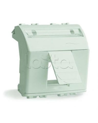 Адаптер для информационных разъемов R&M, белый, 2 мод. DKC 76612B в Самаре Аксессуары для стоек и шкафов Pintop.ru