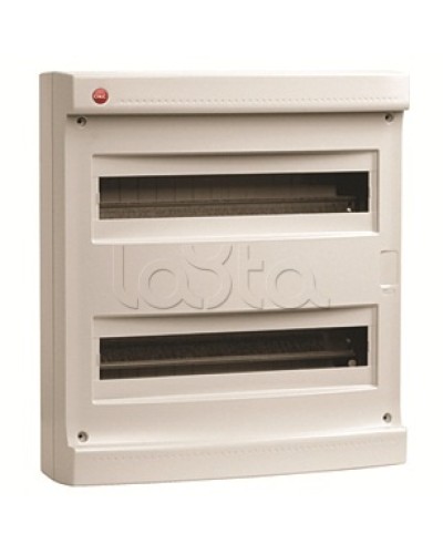 Щиток настен.без двер.36мод.,IP40,сер.,с усил. клем.блок.2х87312 DKC 83736 в Самаре Боксы для автоматов Pintop.ru