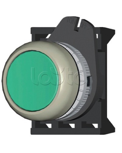 Кнопка плоская прозрачная с фиксацией, зеленая DKC ABDLM2 в Самаре Аксессуары для стоек и шкафов Pintop.ru