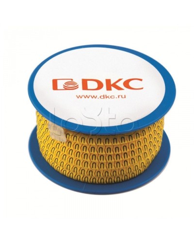 Колечко маркировочное 5, 2.5-4мм. черное на желтом DKC AZO305BY в Самаре Крепежные изделия Pintop.ru