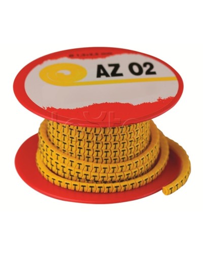 Колечко маркировочное E, 2.5-4мм. черное на желтом DKC AZO3EEBY в Самаре Крепежные изделия Pintop.ru