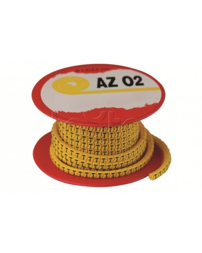 Колечко маркировочное 1, 4-8мм. черное на желтом DKC AZS401BY в Самаре Крепежные изделия Pintop.ru