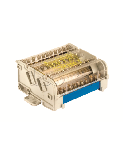 Блок распределительный на DIN рейку 2р 125А, 7х6мм 2х7,5мм 2x9мм DKC BD125112 в Самаре Аксессуары для лотков Pintop.ru