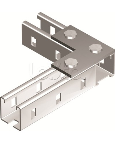 Пластина соединительная L-обр., длина 90х90 мм, 3отв., горячеоцинкованная DKC BMD1021HDZ в Самаре Крепежные изделия Pintop.ru