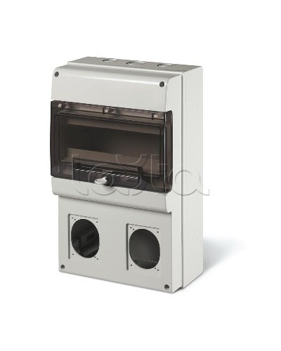 Корпус на 12 модулей и 2 поста с основанием 70х87 мм. Тип M400 DKC DIS6723300 в Самаре Аксессуары для стоек и шкафов Pintop.ru