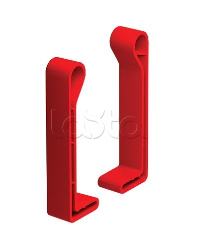 Комплект торцевых заглушек, правая + левая, H 100, полиэтилен RAL3020 DKC LS1000 в Самаре Крепежные изделия Pintop.ru