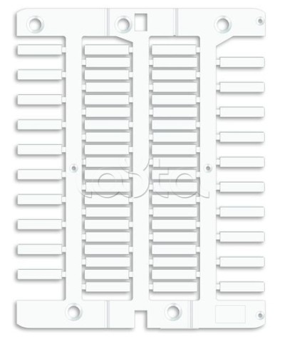 Маркировка для провода, жесткая, для трубочек. 4х18мм. Белая DKC NUT18 в Самаре Крепежные изделия Pintop.ru