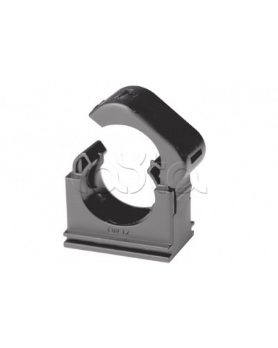 Держатель с крышкой DN 7 мм, полиамид, цвет чёрный DKC PASW07N в Самаре Крепежные изделия Pintop.ru