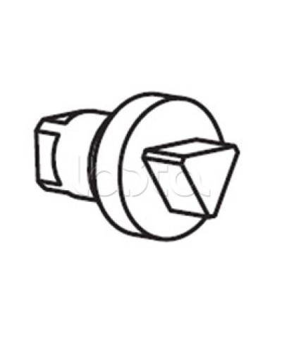 Личинка замка, для малой ручки, под ключ треугольного профиля 7мм DKC R5CE213 в Самаре Крепежные изделия Pintop.ru