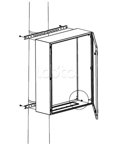 Комплект крепления шкафов DKC R5FB800 в Самаре Полки для шкафов и стоек Pintop.ru
