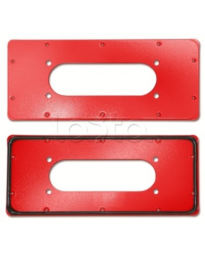 Фланец красный для ST с перф. Тип 3 DKC R5FPST01-RAL3000 в Самаре Аксессуары для стоек и шкафов Pintop.ru