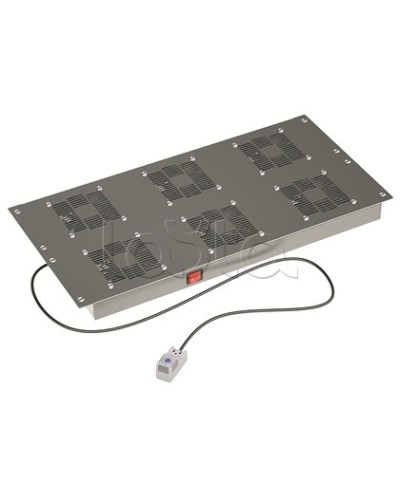 Потолочный вентиляторный модуль, с термостатом 6 вент. для крыши Ш= 600мм DKC R5VSIT6006FT в Самаре Вентиляторные модули Pintop.ru