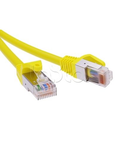 Патч-корд экранированный CAT5E F/UTP 4х2, LSZH, желтый, 10м DKC RN5EFU4500YL в Самаре Патчкорды (медные) Pintop.ru
