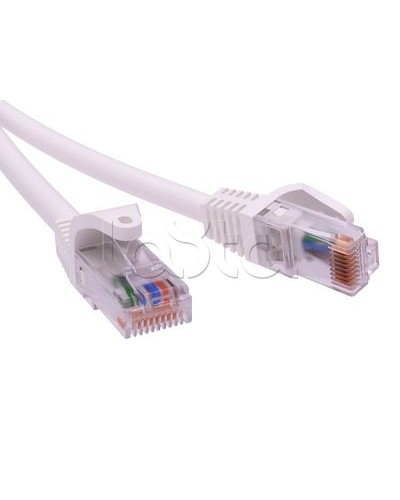 Патч-корд неэкранированный CAT5E U/UTP 4х2, LSZH, белый, 0.5м DKC RN5EUU4505WH в Самаре Патчкорды (медные) Pintop.ru