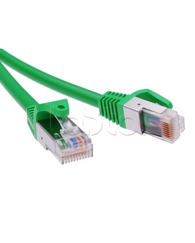 Патч-корд экранированный CAT6 F/UTP 4х2, LSZH, зелёный, 10м DKC RN6FU4500GN в Самаре Патчкорды (медные) Pintop.ru