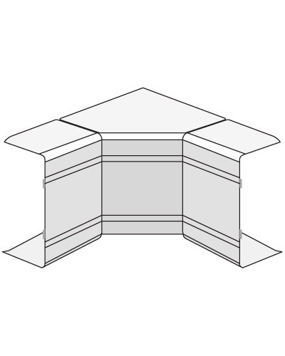 Угол внутренний изменяемый (70-120°) NIAV 120x60 мм DKC 01730 в Самаре Аксессуары для кабель-канала Pintop.ru