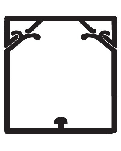 Кабель-канал 60x60 с крышкой с направляющими для установки разделителей TA-GN 60x60 мм DKC 01784 в Самаре Кабель-канал Pintop.ru