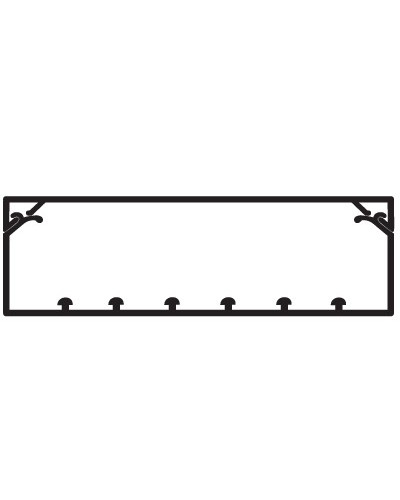 Короб с крышкой с направляющими для установки разделителей TA-GN 200x60 мм DKC 01789 в Самаре Кабель-канал Pintop.ru