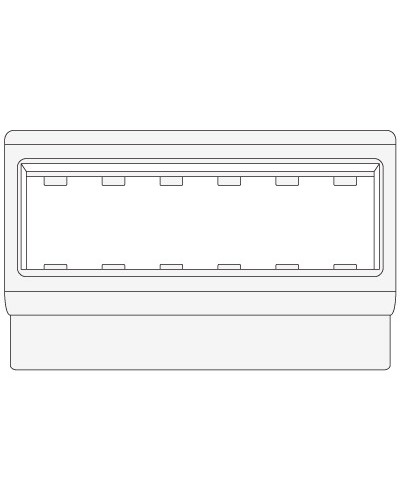 Рамка-суппорт под 6 модулей VIVA PDA-ЗDN 100 DKC 10353 в Самаре Аксессуары для кабель-канала Pintop.ru