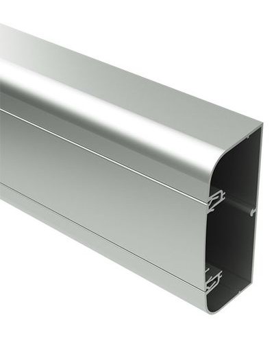 Кабель-канал алюминевый 110х50 мм (с 1 крышкой), цвет белый DKC 11199 в Самаре Кабель-канал Pintop.ru