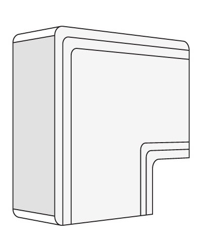 Угол плоский 40x40 NPAN DKC 01738 в Самаре Аксессуары для кабель-канала Pintop.ru