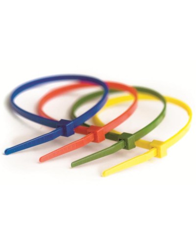 Хомут-стяжка нейлоновый, стандартный PL6.6 3.6х200 мм зеленый DKC 25214CV (100 шт/уп) в Самаре Стяжки-хомуты Pintop.ru