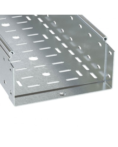 Лоток перфорированный 100х100 L3000 толщ.1,0 мм, горячеоцинкованный DKC (3534110HDZ) в Самаре Кабельные лотки Pintop.ru