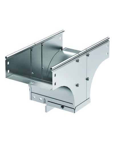 Ответвитель-переходник TDSR T-обр. вертикальный 500/200 в комплекте с крепежными элементами и соединительными в Самаре Аксессуары для лотков Pintop.ru