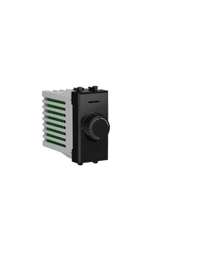 Диммер поворотный Черный квадрат, Avanti, 16A, 1 мод. DKC 4402131 в Самаре Аксессуары для стоек и шкафов Pintop.ru