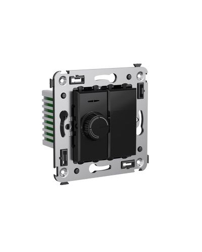 Диммер поворотный в стену, Avanti, Черный квадрат DKC 4402133 в Самаре Аксессуары для стоек и шкафов Pintop.ru