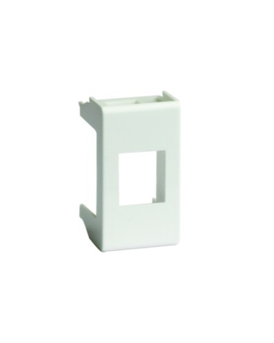 Адаптер для keystone, VIVA, 1 мод, цвет серый DKC 45107 в Самаре Аксессуары для стоек и шкафов Pintop.ru