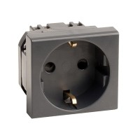 Розетка RJ-45 кат.5E,Viva,1 мод., черн DKC (45238)