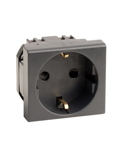 Розетка RJ-45 кат.5E,Viva,1 мод., черн DKC (45238) в Самаре Аксессуары для кабель-канала Pintop.ru