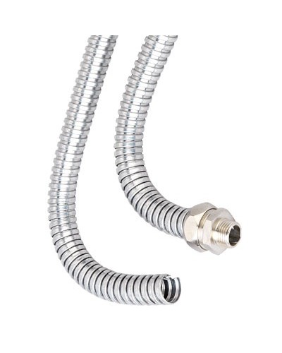 Металлорукав из оцинкованной стали DN 50мм, Dвн 50,5 мм, Dнар 54,5 мм, IP40, 25м DKC 667R5054 в Самаре Металлорукав Pintop.ru