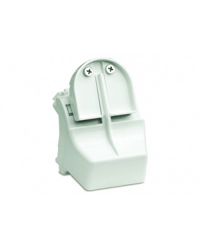 Адаптер для оптоволоконных разъемов 2хST, c системой пломбировки, белый, 2мод. DKC 76618B в Самаре Аксессуары для стоек и шкафов Pintop.ru