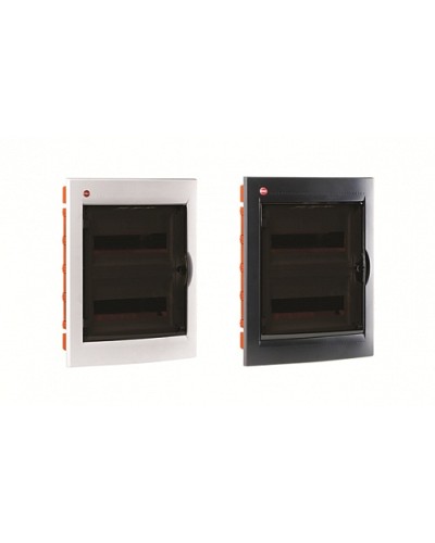 Щиток встраиваемый 24 мод.,IP 41 , черный DKC 82524 в Самаре Аксессуары для стоек и шкафов Pintop.ru