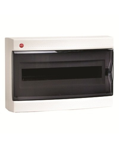 Щиток настенный-18з проз/дв IP40 бел +2 клем.бл ДКС 84918 в Самаре Боксы для автоматов Pintop.ru