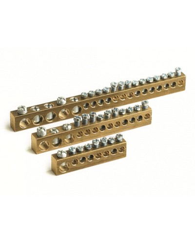 Колодка клеммная 18мод. (отв.5х5.4мм+14х4.5мм) DKC 87418 в Самаре Коммутационные изделия Pintop.ru