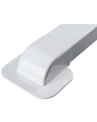 Ввод в стену под углом 90 град. для короба 90х40 мм DKC AIR90408 в Самаре Аксессуары для стоек и шкафов Pintop.ru