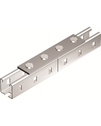 Пластина соединительная, длина 190 мм, 4отв., горячеоцинкованная DKC (BMD1012HDZ) в Самаре Аксессуары для лотков Pintop.ru