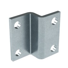 Пластина для крепления консолей BBF-60 к тяжелому подвесу/профилю, горячеоцинкованная DKC BMD2002HDZ