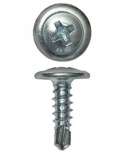 Саморез с пресс-шайбой 4.2x51 острый DKC CM275051 в Самаре Крепеж Pintop.ru