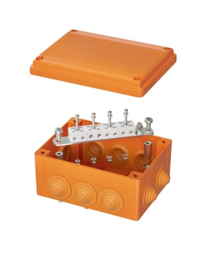 Коробка пластиковая FS с кабельными вводами иклеммниками,IP55,150х110х70мм, 8р, 450V,6A,4мм.кв DKC (FSB21804) в Самаре Распределительные коробки Pintop.ru