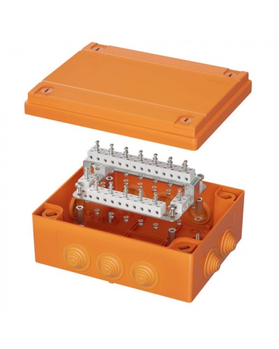 Коробка пластиковая FS с кабельными вводами иклеммниками DKC (FSB414004) в Самаре Распределительные коробки Pintop.ru