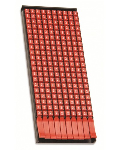 Маркер для кабеля сечением 4-6мм символ „2” DKC MKF2S3 в Самаре Крепежные изделия Pintop.ru