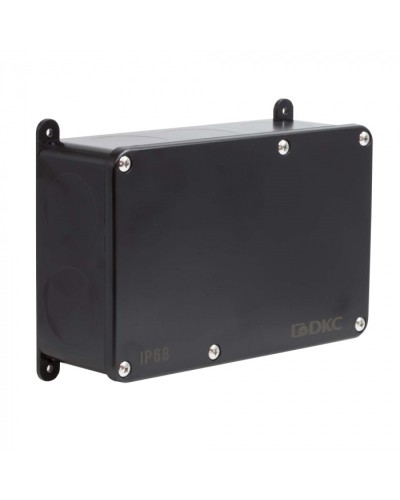 Коробка индустриальная 203х128х69 мм, IP68 с гладкими стенками, черная DKC P68M4017 в Самаре Распределительные коробки Pintop.ru