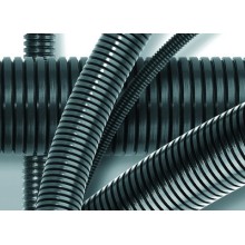 Труба гофрированная DN12мм, ПВ-0, д. вн. 12,2 мм, д. нар. 15,8 мм, полиамид с протяжкой DKC PA611216F0