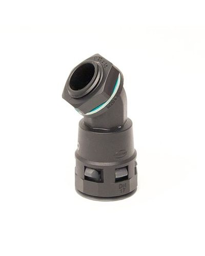 Монтажный комплект муфта 45 грд. труба-коробка DN 36 мм, М40х1,5, полиамид, цвет черный DKC PACL36M40N в Самаре Крепеж: Дюбели, шурупы, саморезы Pintop.ru